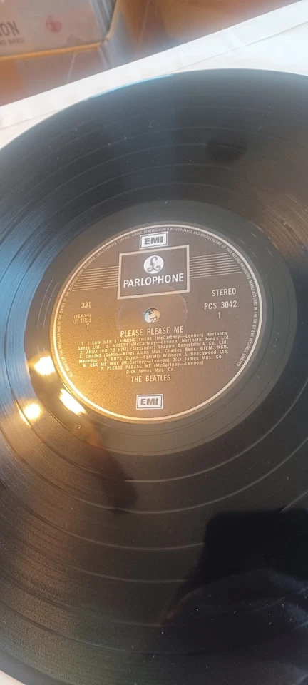 The Beatles PLEASE PLEASE ME  ** Vinyl UK Parlophone   PCS3042  Stereo MINT - Image 2 of 4