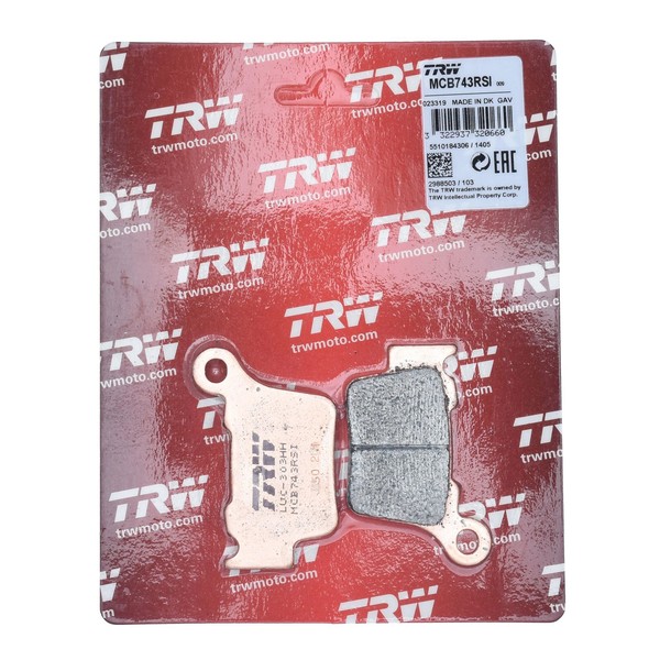 TRW Bremsbelag Sinter Offroad Racing (FüR: KTM SX 525 Racing 4T 04-06 Hinten )-image