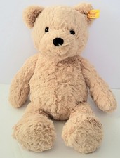 STEIFF JIMMY SOFT PLUSH BEAR. BUTTON IN EAR, STUFFED ANIMAL