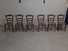 sedie antiche antiquariato da restaurare in legno con seduta impagliata incordat