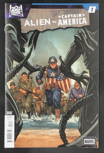 ALIEN VS CAPTAIN AMERICA #1 MARVEL COMICS 2025 1:50 PHIL NOTO VARIANT NM