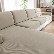 Couch Cushion Covers, Comfort Soft Magic Sofa Covers Washable Stretch Resista...