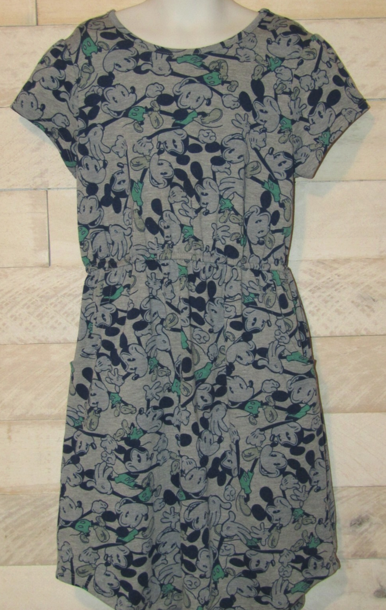 LuLaRoe T-Shirt Dress Disney Mickey Mouse Comfy & Cute Pockets