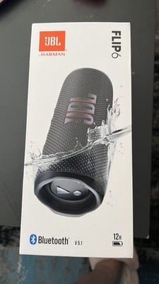 JBL Flip 6 - Portable Bluetooth IPX7 Waterproof Speaker - Black
