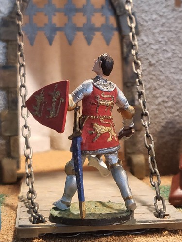 VINTAGE Wolrdart Spain "CHARLES DUKE OF NORMANDY 54MM SOLDIER - Picture 4 of 6