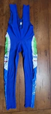 Alexander Mens Large Cycling Bibtights Fleece Italy 28" 16" (7.5/10) Thermal