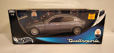 Hot Wheels Maserati Quattroporte Metal Collection Gray 1:18 Diecast w/ Case 2003