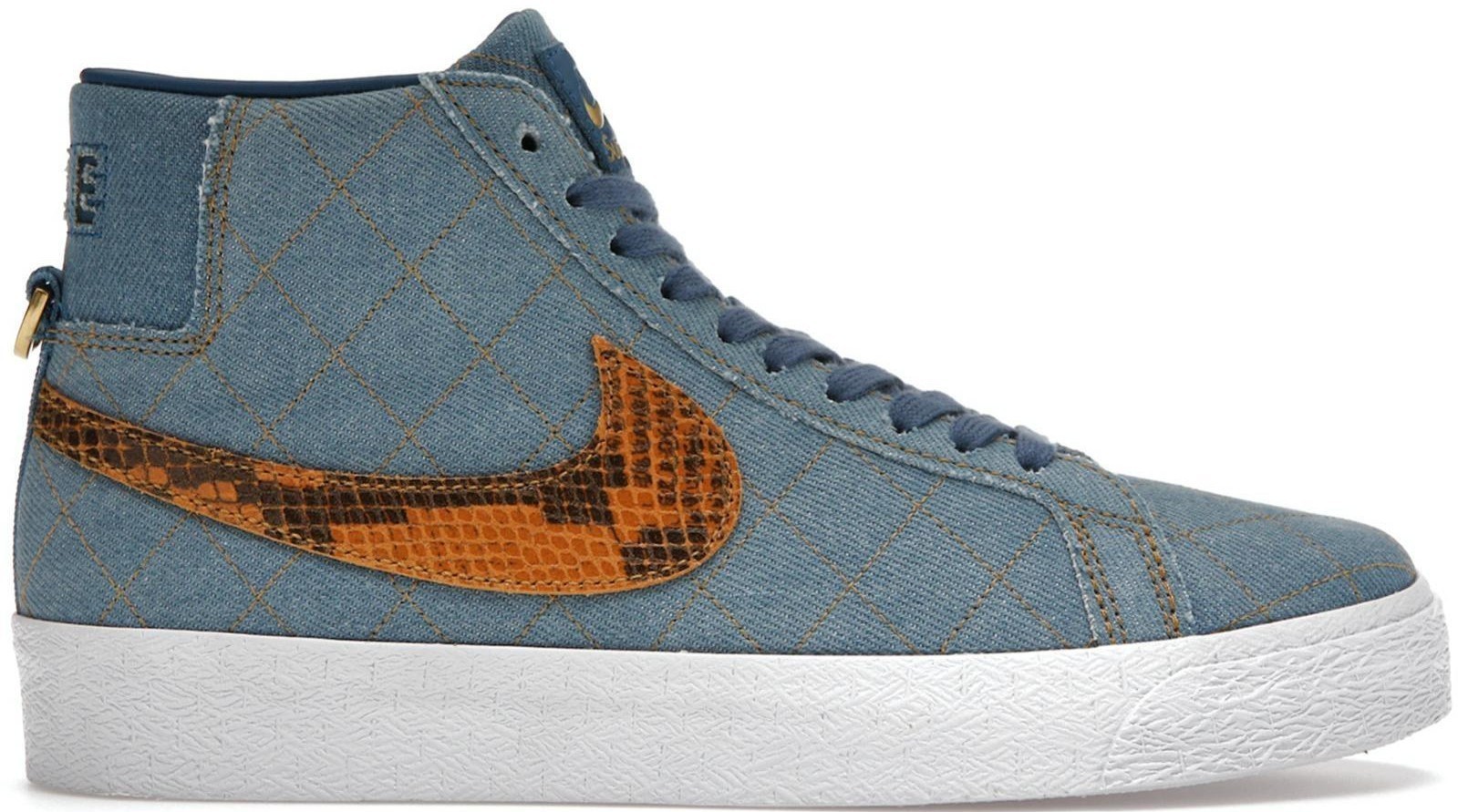 Size 13 - Supreme x Nike Zoom Blazer QS SB Mid Denim for sale