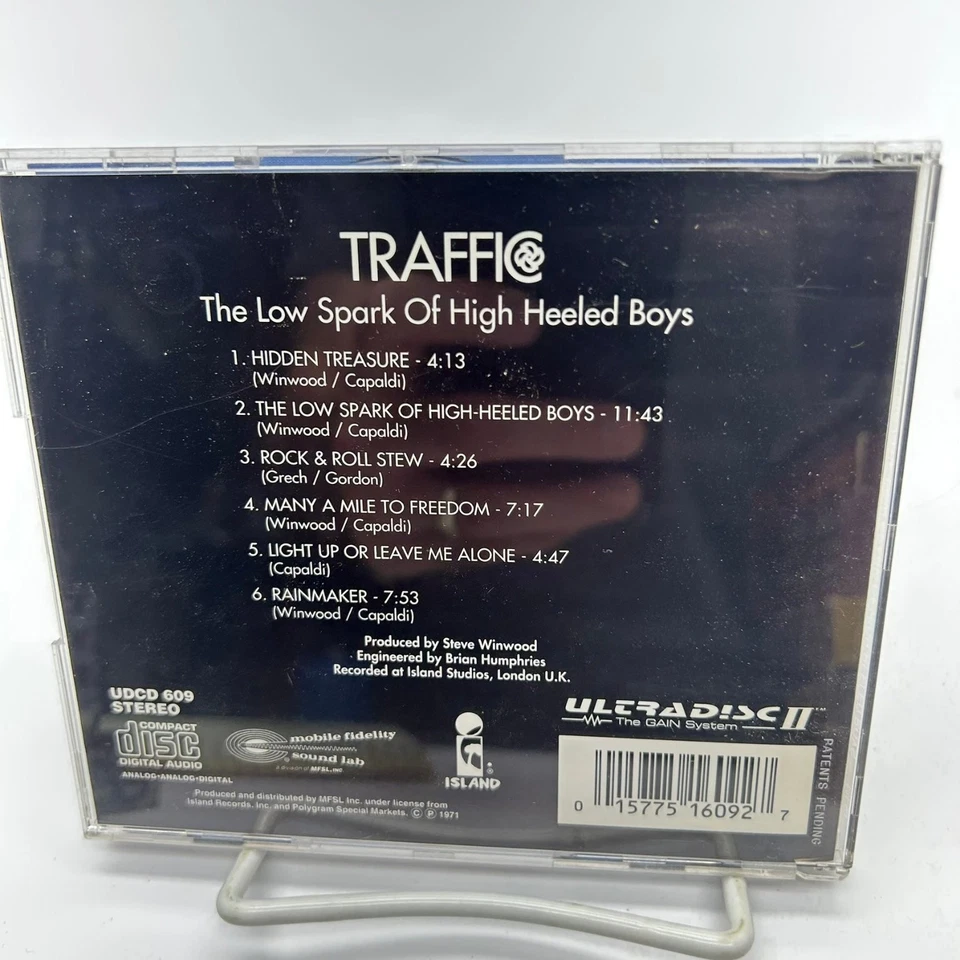 Traffic - The Low Spark Of High Heeled Boys CD Original Master Recording Foto 2 de 2