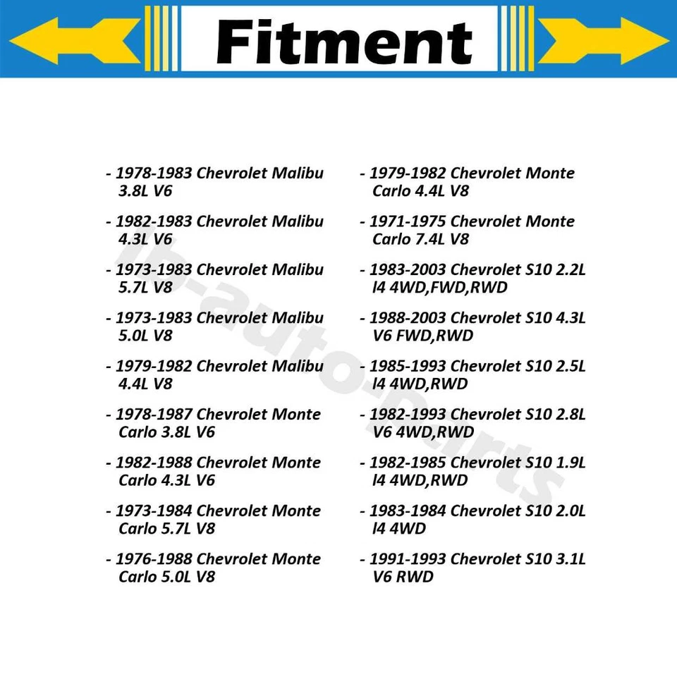 Juntas en U delanteras SKF para Chevrolet G20 1976 1977 1978 1979 1980 1981 1982 1983 Foto 3 de 4