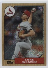 2017 Topps Silver Pack 1987 Design Chrome Luke Weaver #87-LW 0g25