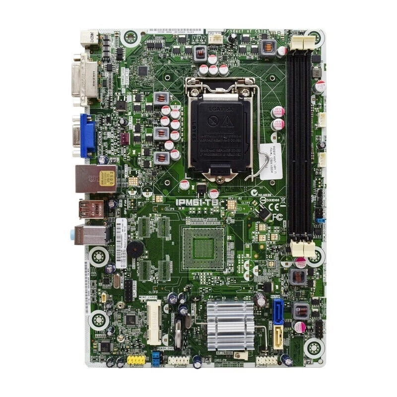 HP IPM61-TB Motherboard uATX TIntel H61 LGA1155 DDR3 16GB SATA2 VGA 712291-001 - Image 2 of 4