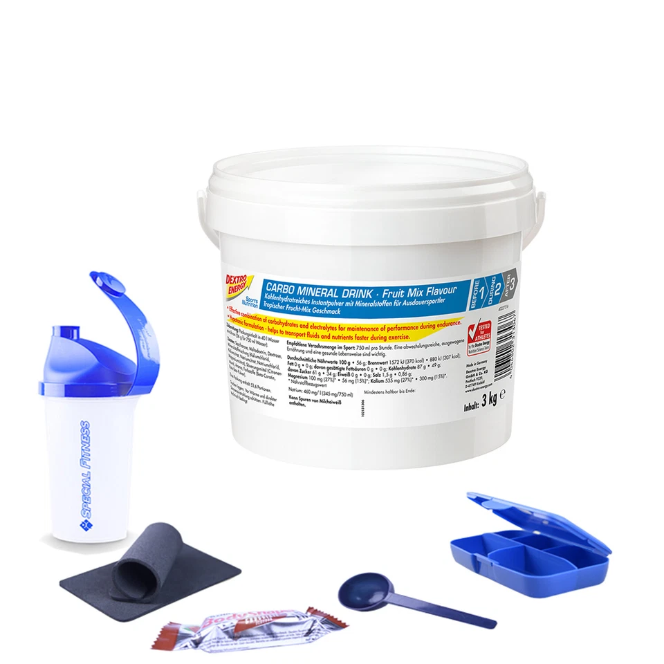 15€/kg Dextro Energy Iso Fast 3000g Dose Hochwertig Energielieferant + Bonus