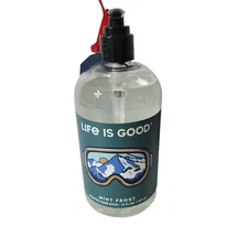 LIFE IS GOOD ~ Mint Frost ~ Aloe Vera Enriched Liquid Hand Soap 2 x 16 fl oz ea