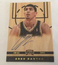 2012-13 Panini Threads Enes Kanter Rookie Auto Card - Mint Kentucky . rookie card picture