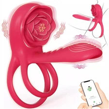Penis Cock Ring Vibrator G-spot Dildo Massager Sex Toys For Women Men Couples
