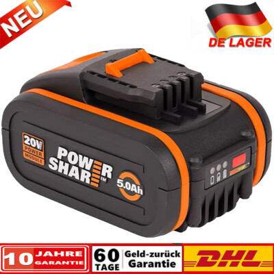 5000mAh 20V MAX 5,0Ah Akku Ersatzakku NEU für WA3553 WA3556 WA3551