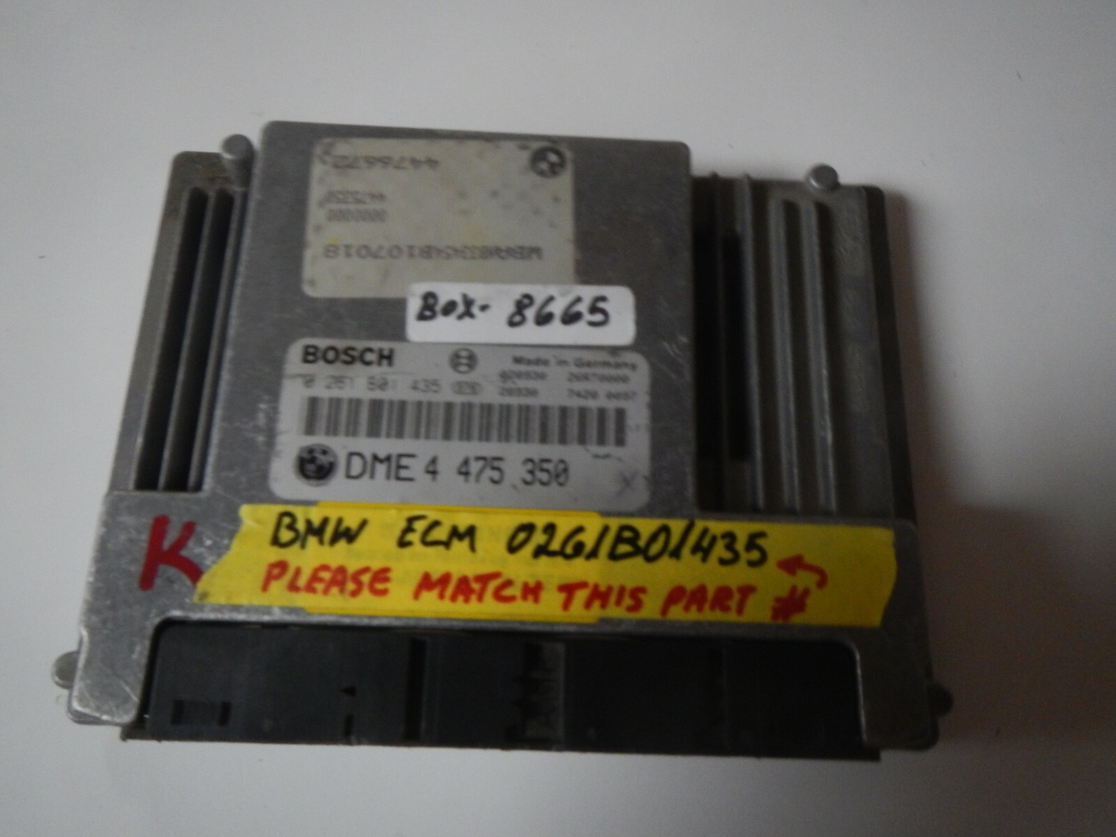BMW ECM ECU #0261B01435 / 4475350( PLEASE MATCH # (BOX-8665) | eBay 