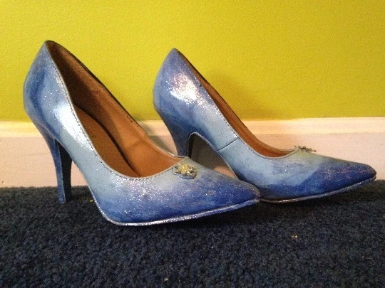 Zapatos Inspirados en Elsa - Reina del Hielo - Disney Frozen Mujeres TALLA 7 EE. UU. Disfraz Juegos con disfraces Foto 2 de 4