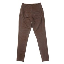 Rachel Zoe Brown Coated Leggings Womens Medium M Pull On