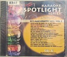SC8345 80'S MALE COUNTRY SOUND CHOICE KARAOKE CDG LOT WA