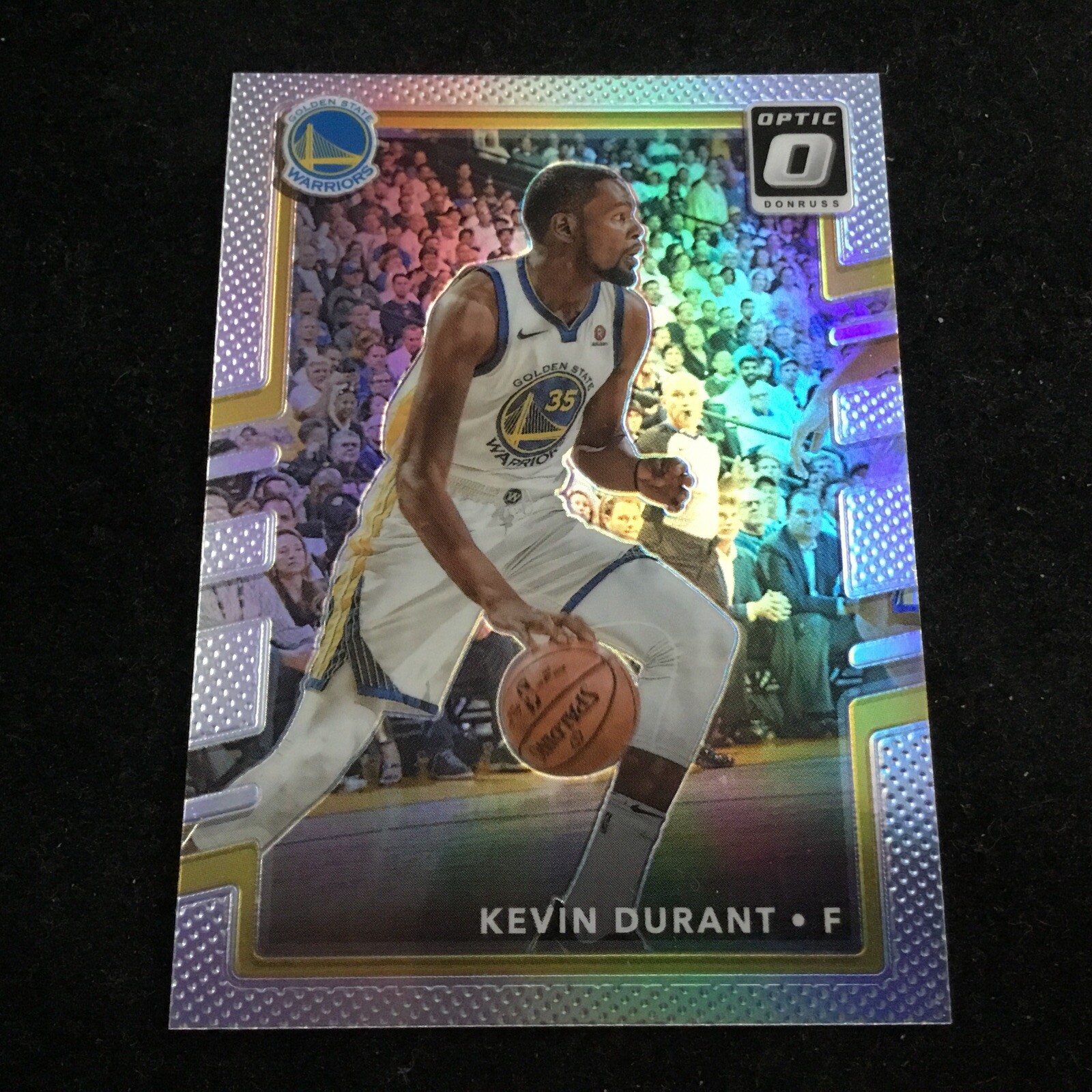 2017-18 Panini Donruss Optic Holo Silver Prizm #47 Kevin Durant GS Warriors