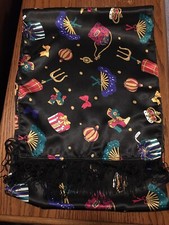 New Vintage Con Furstenberg Silk Feel Scarf Sz 13x77  