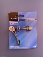 BICYCLE SEATPOST BINDER QUICK RELEASE SIZE M 6 X 52 MM IN SILVER XLC
