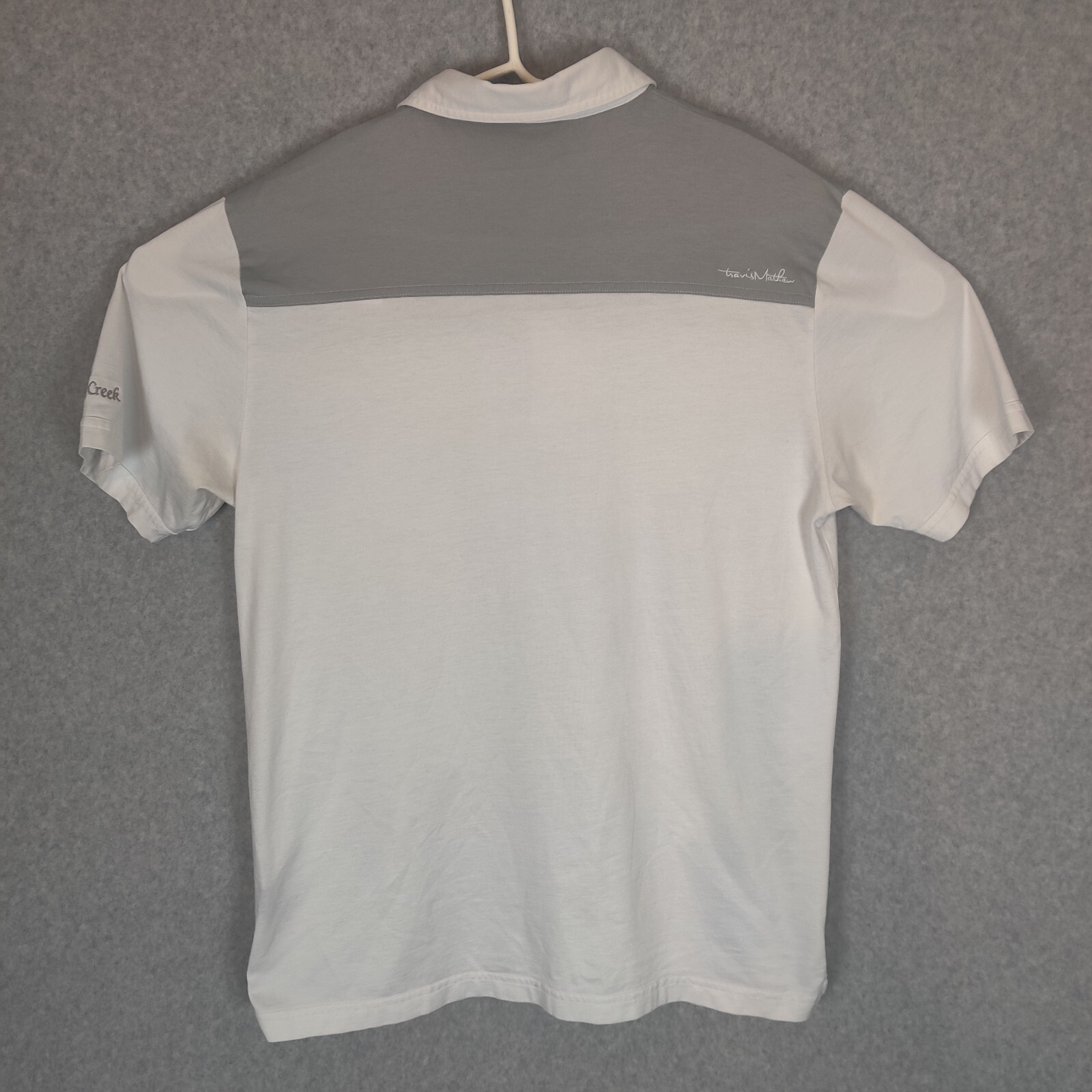 Travis Mathew Polo Men Large Solid Gray Short Sle… - image 5
