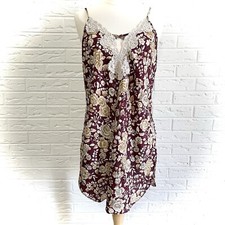 VINTAGE California Dynasty Floral Slip Size Large