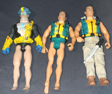 figurine 3 ACTION MAN HASBRO MATEL 1998 1999 .