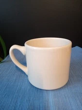 Vintage Homer Laughlin China Coffee Mug Cream Color 3.75" W x 3.25" T 