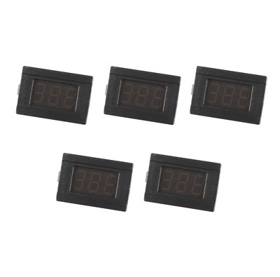 5x Digital Voltmeter 4,5V - 30V DC Einbauinstrument Messinstrument Einbau Panel