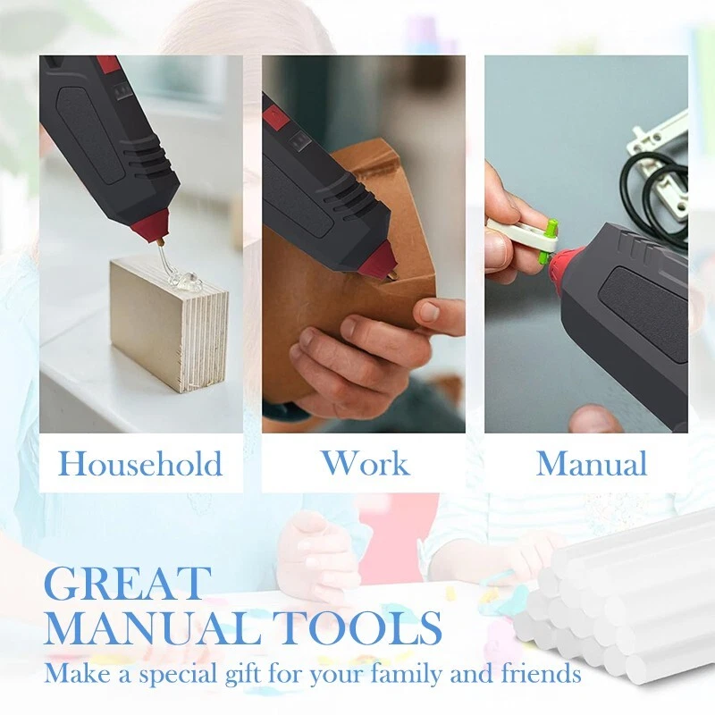 迷你热胶棒,直径 0.7 x 15 厘米,适合 DIY 工艺装饰 — 第 3/4 张图片