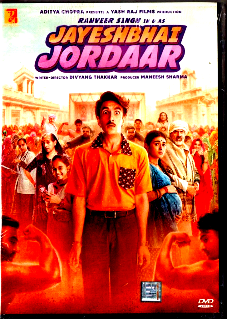 JAYESHBHAI JORDAAR - RANVEER SINGH, SHALINI PANDEY, BOLLYWOOD DVD - MULTI SUBS