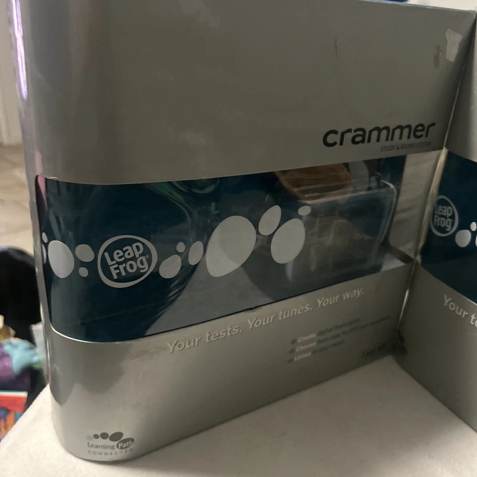 Leapfrog Crammer Study & Sound System Electronics Education Learning Lot Of 2 - Image 2 of 4