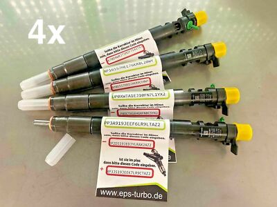 4X Einspritzdüse EMBR00101D 9686191080 9M5Q9F593BA Citroen Fiat Ford Peugeot HDI