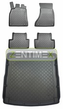 Z330020 SET Kofferraumwanne Gummifußmatten für Audi A4 Allroad Quattro B8 8K5 Of