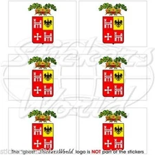 ASCOLI PICENO Province Flag ITALY Mobile Cell Phone Mini Decals Stickers 1,6" x6