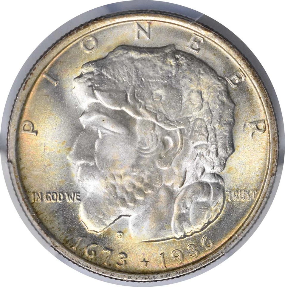 Elgin Commemorative Silver Half Dollar 1936 MS67+ PCGS (CAC) - Image 3 of 4