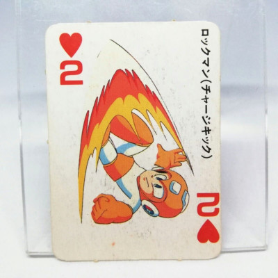 2 Charge Kick ROCK MAN MEGAMAN Series Mini Playing Card Bonbon CAPCOM GAME