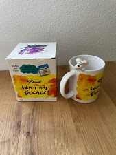 Diddl & Freunde "Wach auf Becher" Tasse Figur Vintage 90er/2000er / NEUWERTIG 🌟