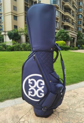 【美品】G/FORE ネイビー ゴルフバッグ G FORE Caddy Bag Golf Bag Navy New with tags PU 4.7kg From