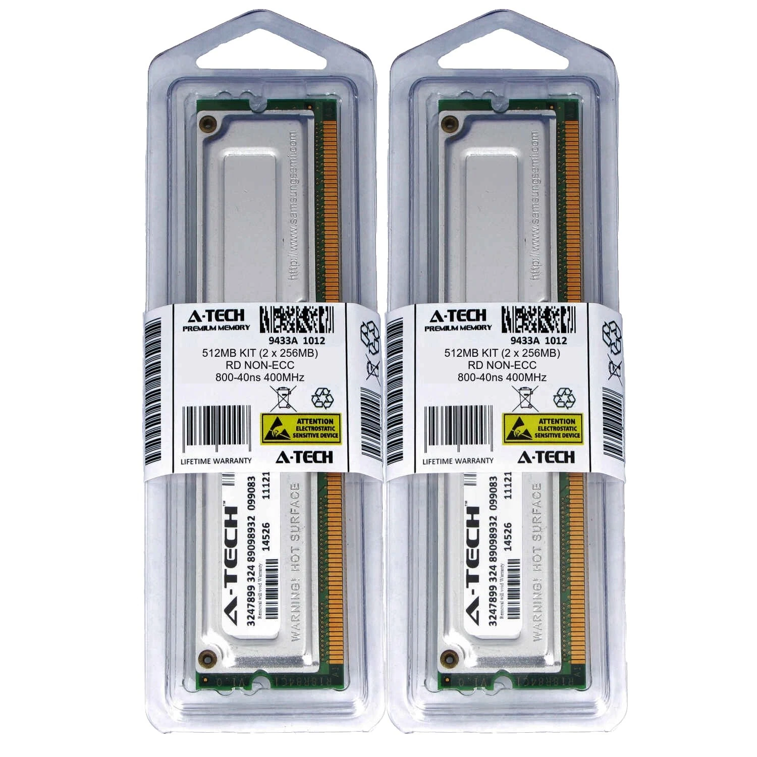 Computer 256 MB Capacity per Module RAM 512 MB Total Capacity