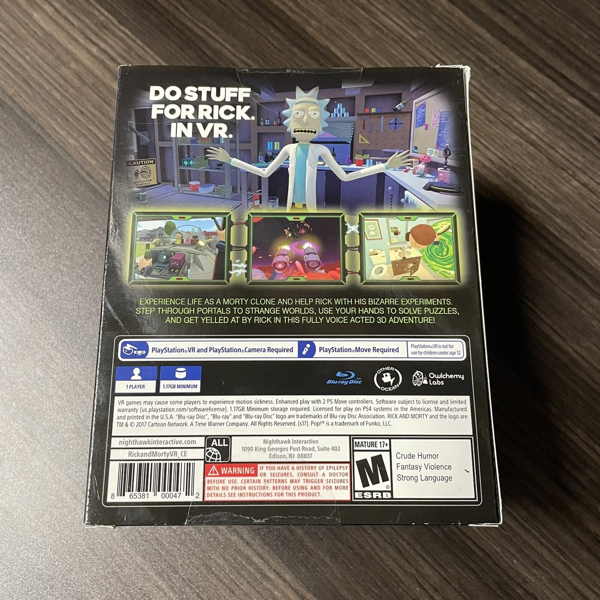 Ps4 Skin Rick And Morty Vr Controls Ps4 Rick Morty: Virtual Rick