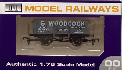 Dapol 00 für West Wales 5 Planken 10T offener Wagen Woodcock of Market Drayton LE NEU