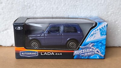 1:64 AUTOGRAND LADA 4X4 NIVA BLUE USSR Diecast Scale TOY CAR MODEL
