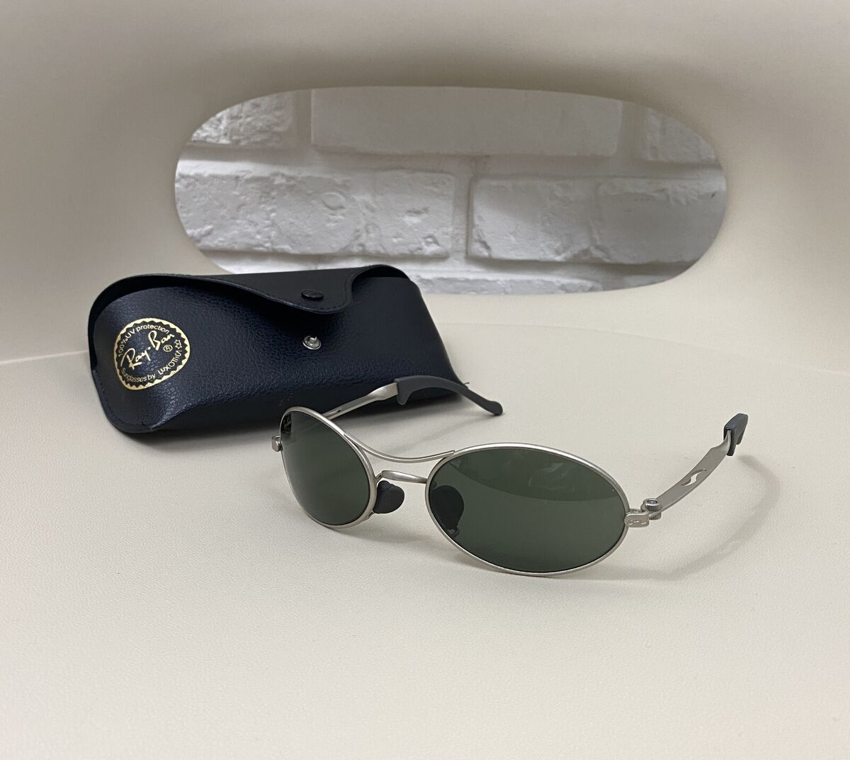 Retro Vintage 90s B&L Ray-Ban W2178 Orbs Ellipse Silver Retro Vintage 90s B&L Ray-Ban W2178 Orbs Ellipse Silver