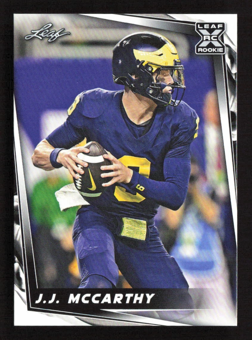 JJ McCarthy Valiant Michigan Wolverines Michigan Moments #2 Base