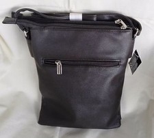 STEFANO Tasche Schultertasche Umhänger  Damentasche schwarz  23 x 28 bag